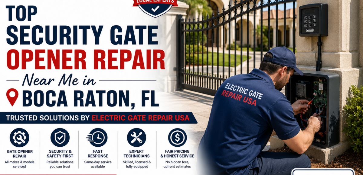 TOP Security Gate Opener Repair