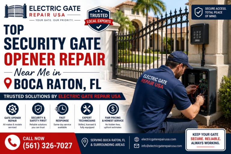 TOP Security Gate Opener Repair