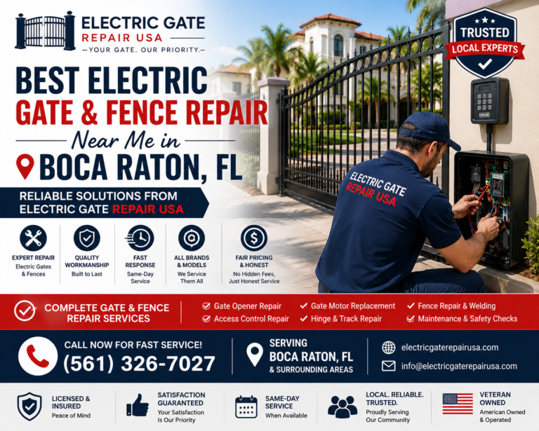 Best Electric Gate and Fence Repair